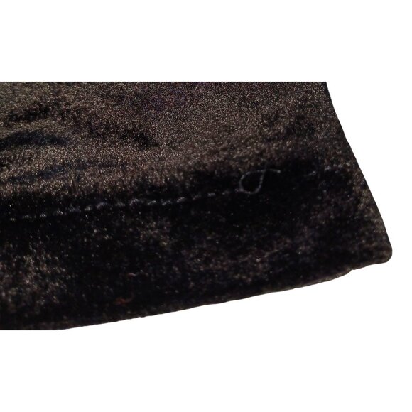 Sno Skins Womens L Velvet Base Layer Black Soft Stretch Apres Ski Winter Lodge - Picture 3 of 6